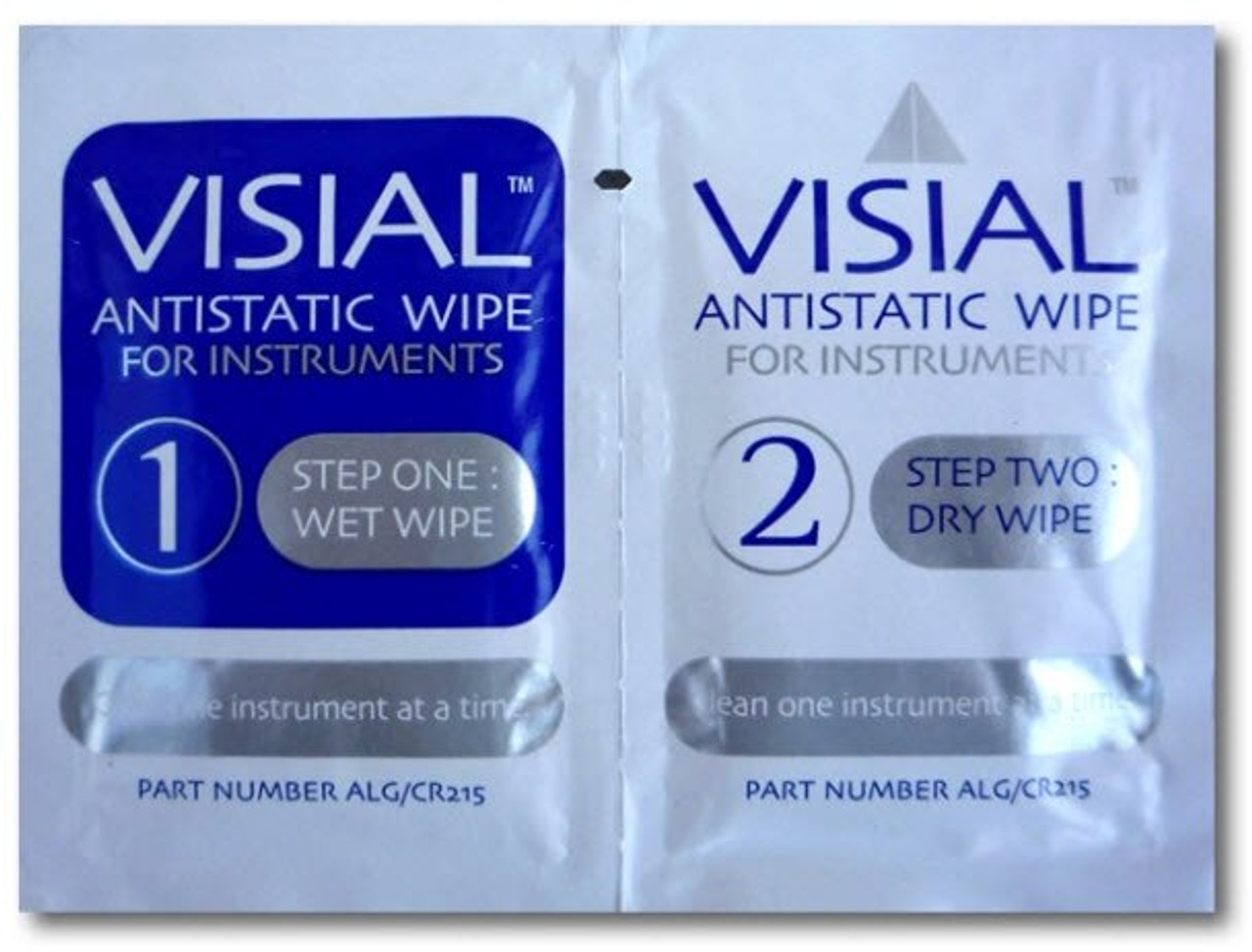 Alglas Visial ALG/CR215 Wet/Dry Instrument Wipe Sachet